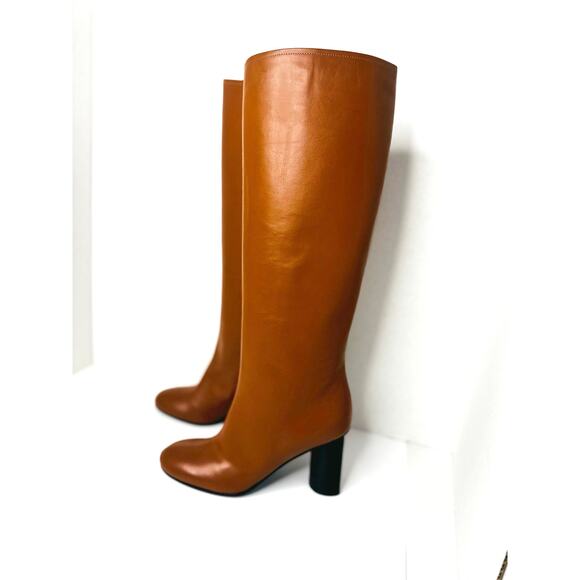 Co. Brown Leather Riding Boots Women’s Tall Equestrian Designer Luxury EU 36 - Picture 8 of 10